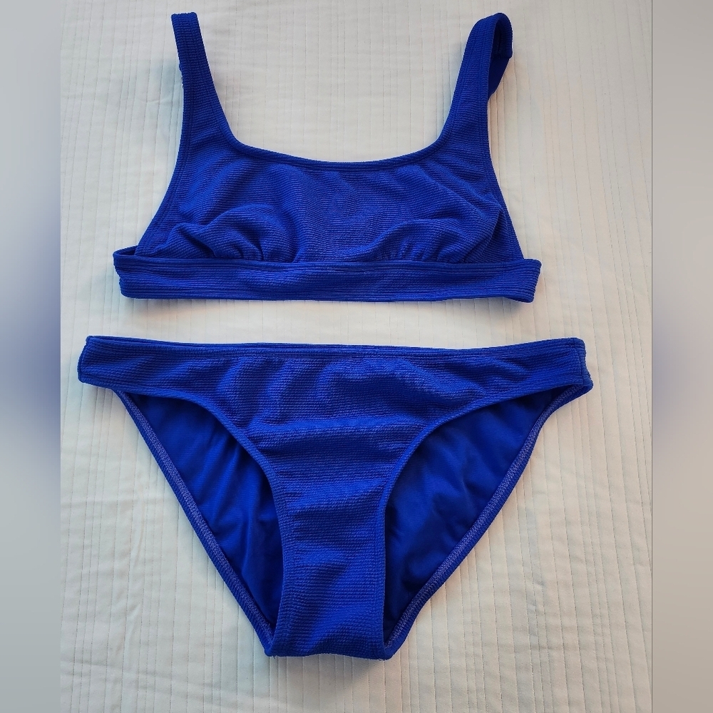 Xhilaration Vibrant Blue Kids Bikini Set
